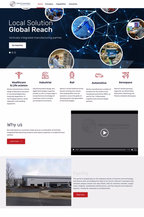 Sienna Homepage 1440px