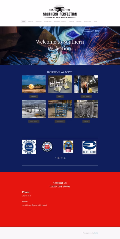 Southern-Perfection-Fabrication Homepage 1440px