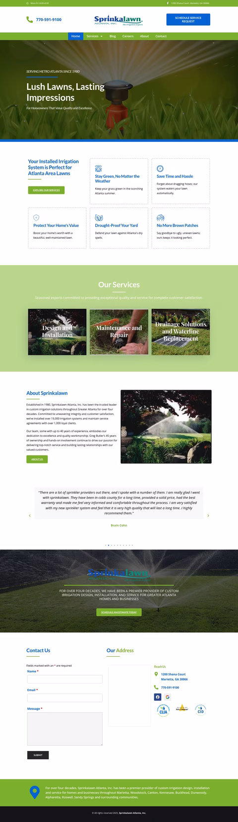 Sprinkalawn Homepage 1440px