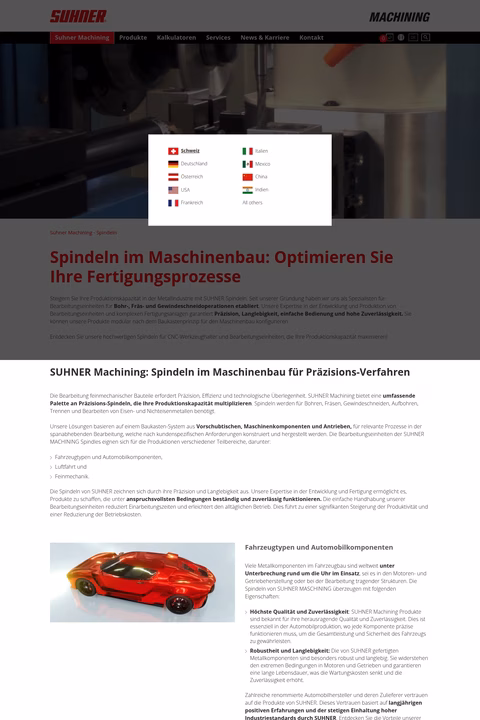 Suhner-Machining Homepage 1440px