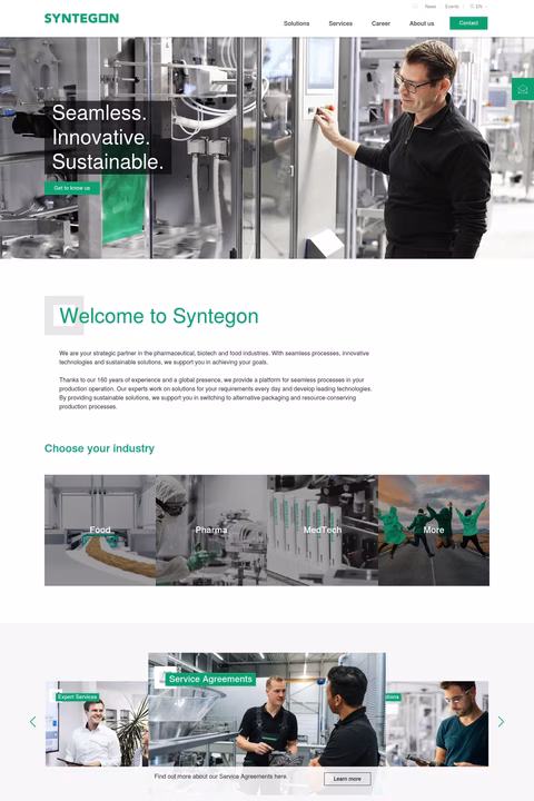 Syntegon Homepage 1440px