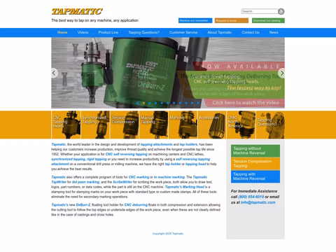 Tapmatic Homepage 1440px