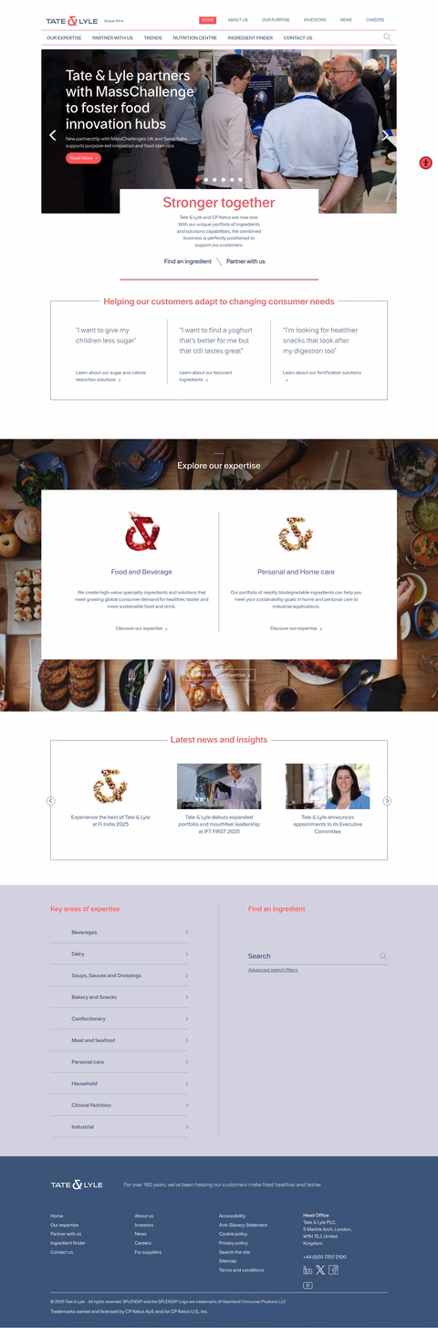 Tate-Lyle Homepage 1440px