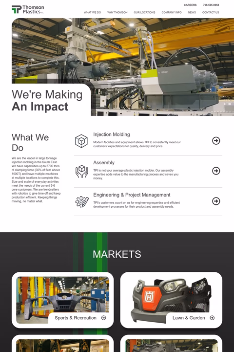 Thomson-Plastics Homepage 1440px