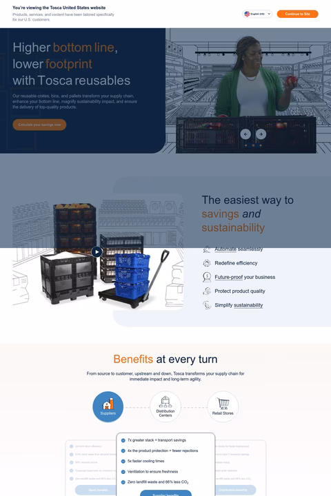 Tosca Homepage 1440px