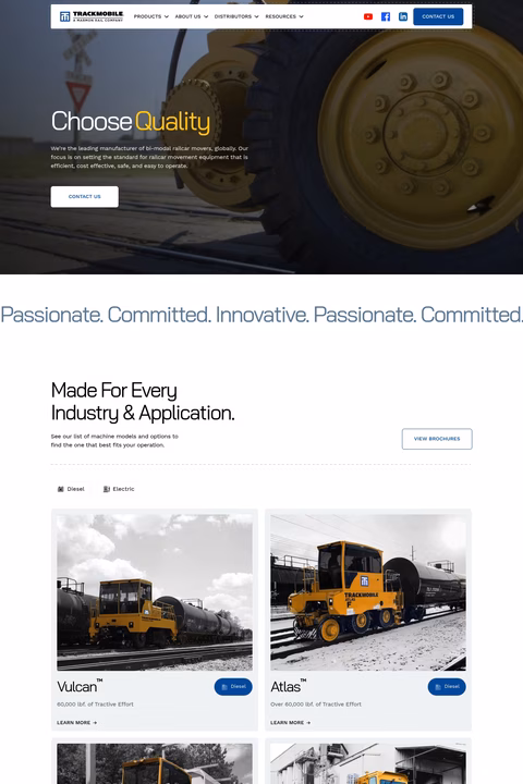 Trackmobile Homepage 1440px