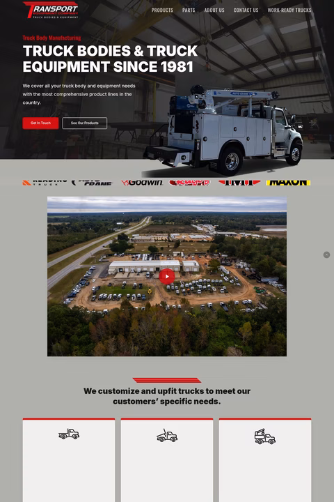 Transport-Equipment-Company Homepage 1440px