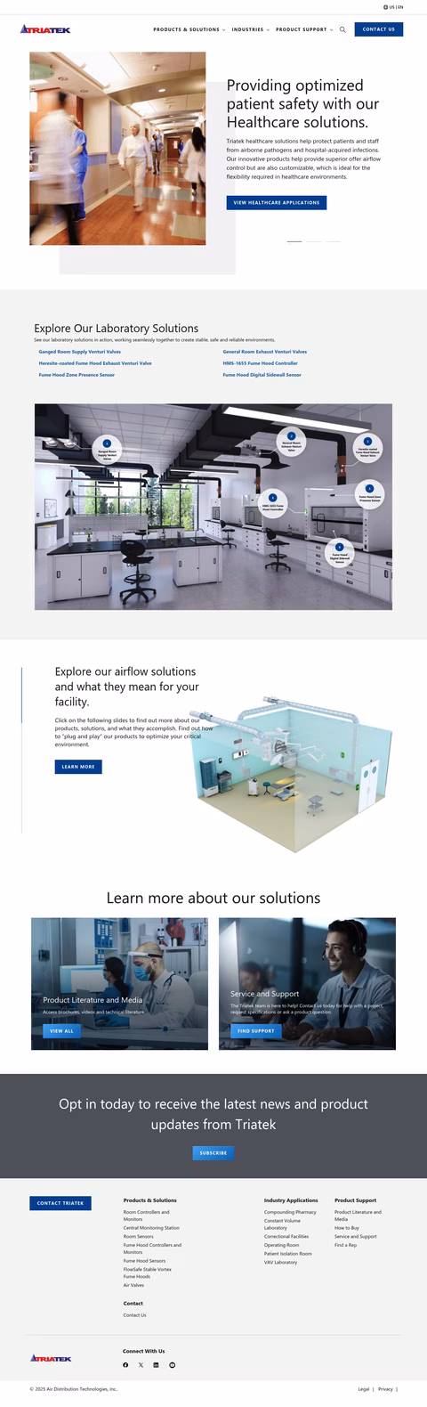 Triatek Homepage 1440px