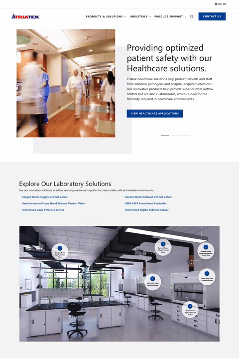 Triatek Homepage 1440px