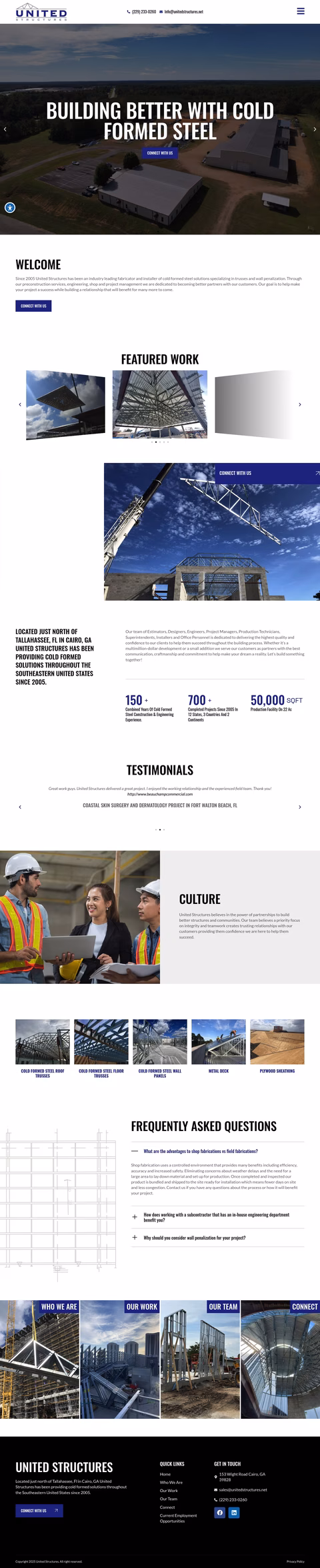 United-Structures Homepage 1440px