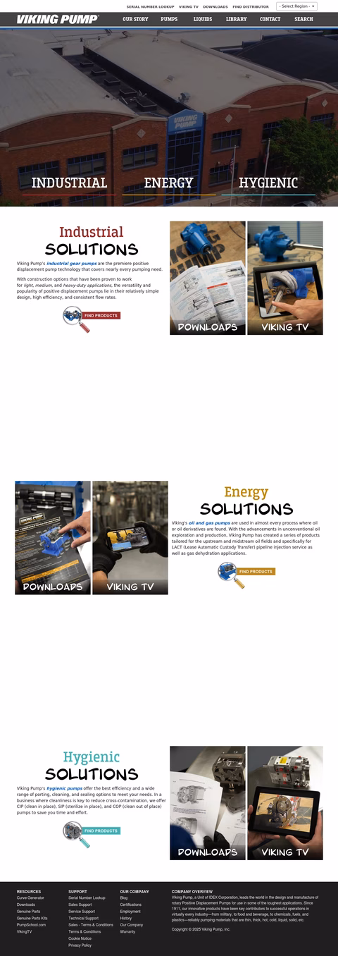 Viking-Pump Homepage 1440px