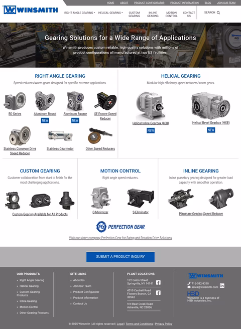 Winsmith Homepage 1440px