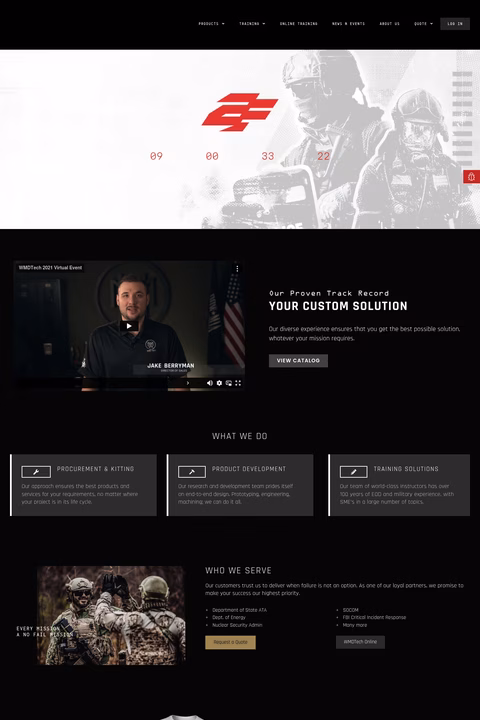 Wmdtech Homepage 1440px