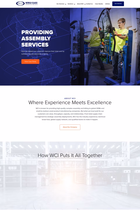World-Class-Industries Homepage 1440px
