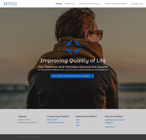 Facet-Medical-Technologies Homepage 1440px