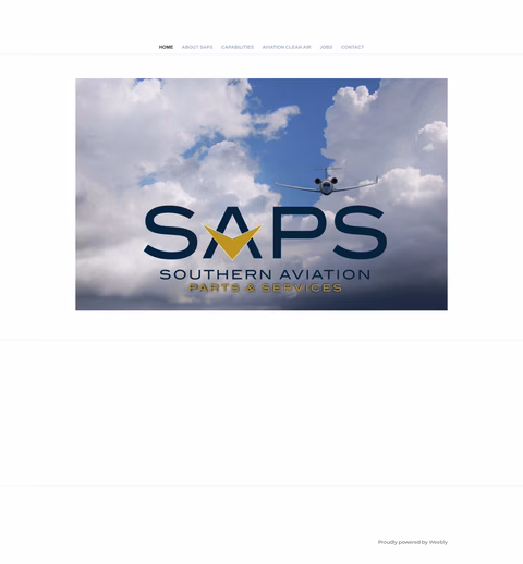 Southern-Aviation-Parts-Services Homepage 1440px