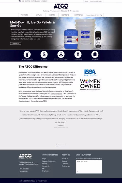 Atco-International Homepage 1440px