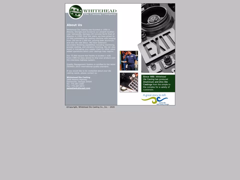 Whitehead-Die-Casting-Company Homepage 1440px