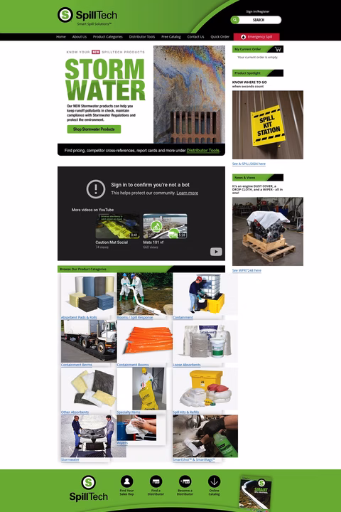 Spilltech Homepage 1440px