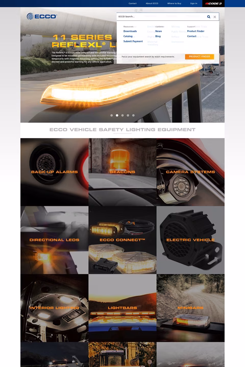 Ecco-Safety-Group Homepage 1440px