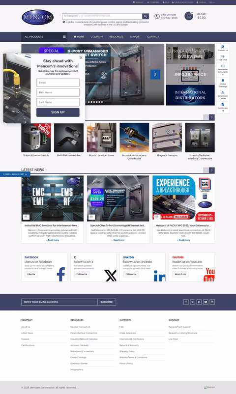 Mencom-Corporation Homepage 1440px