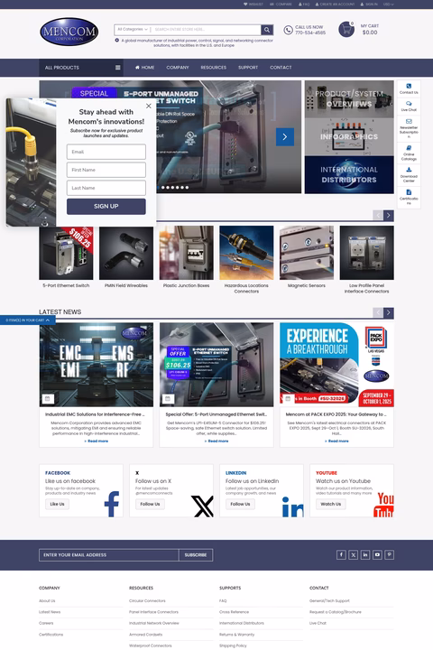 Mencom-Corporation Homepage 1440px