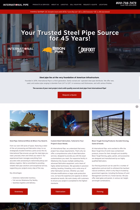 International-Pipe Homepage 1440px