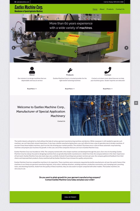 Eastlex-Machine Homepage 1440px