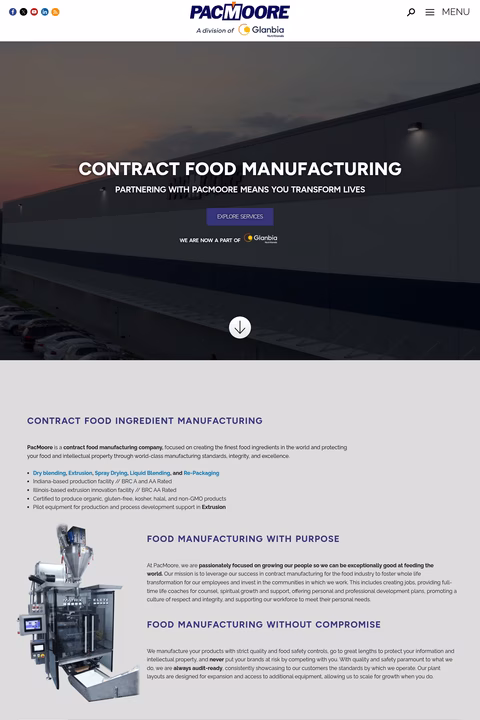 Pacmoore Homepage 1440px