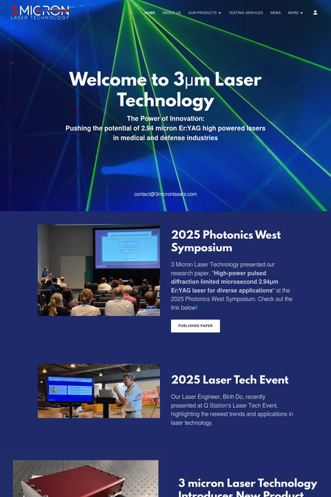 3-Micron-Laser-Technology Homepage 1440px