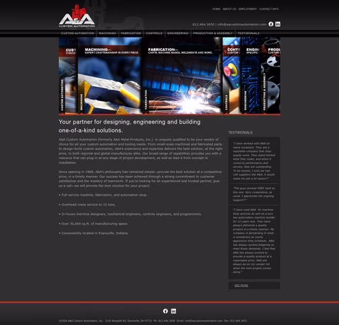 A-A-Custom-Automation Homepage 1440px