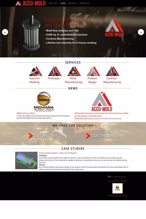 Accu-Mold-2 Homepage 1440px