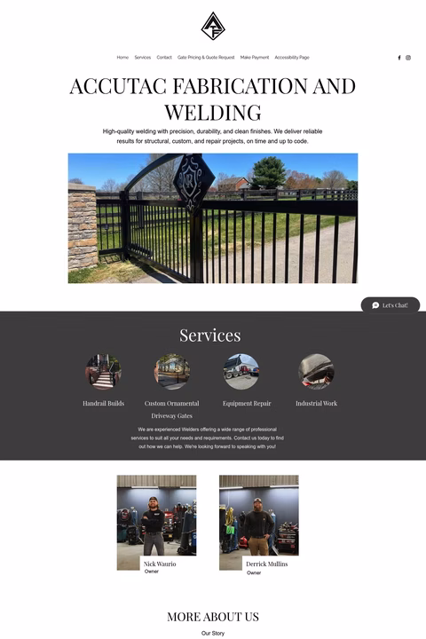 Accutac-Fabrication-Welding Homepage 1440px