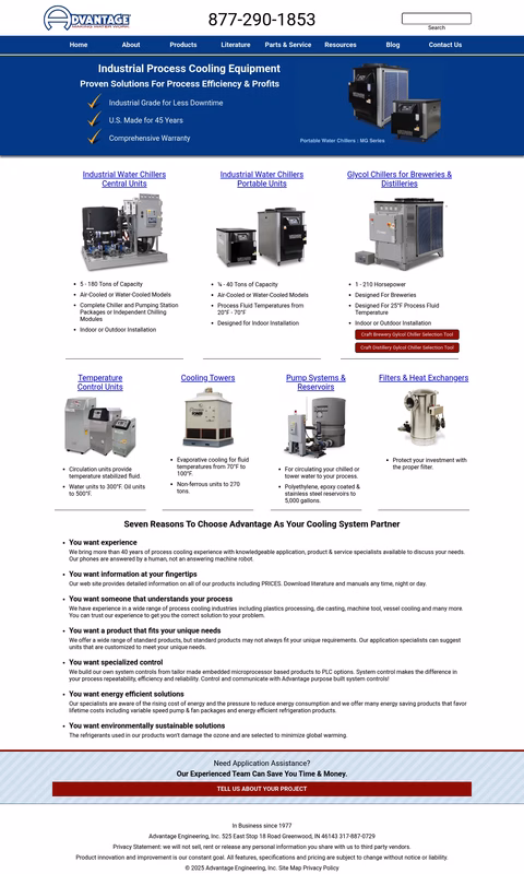 Advantage-Engineering Homepage 1440px