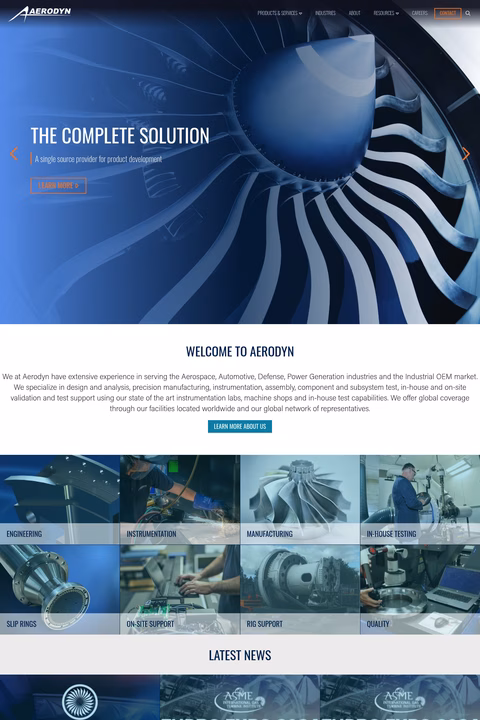 Aerodyn-Engineering Homepage 1440px