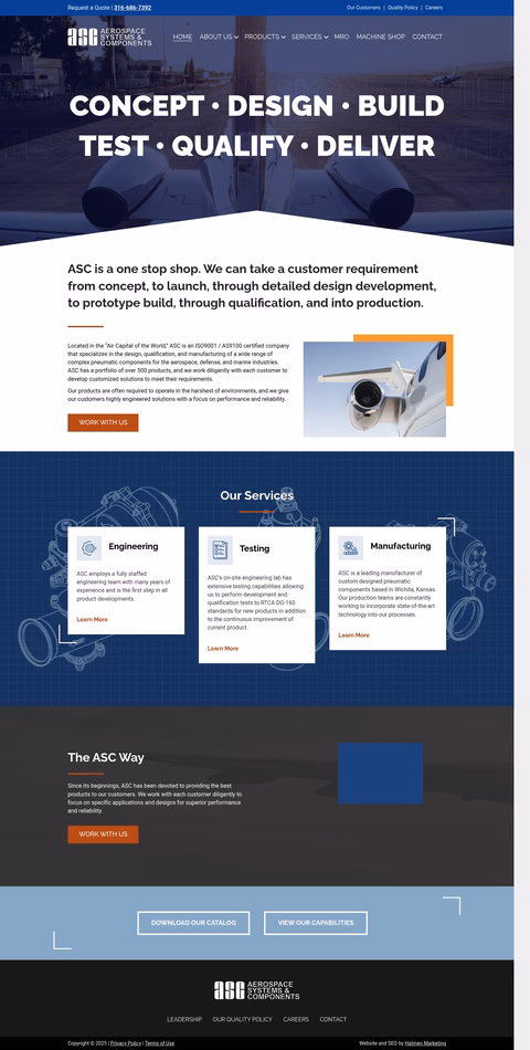 Aerospace-Systems-Components Homepage 1440px