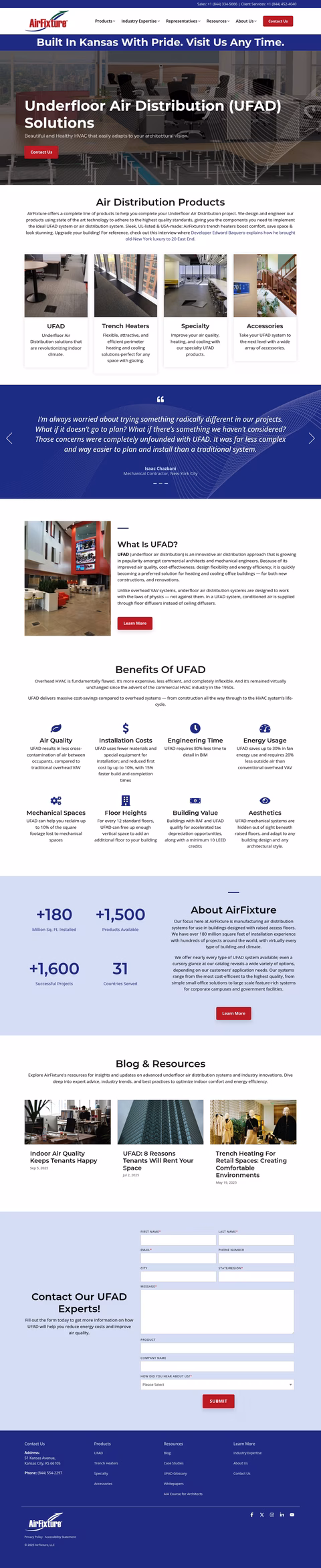 Airfixture Homepage 1440px