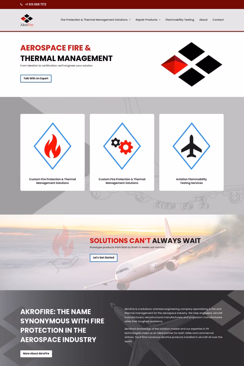 Akrofire Homepage 1440px