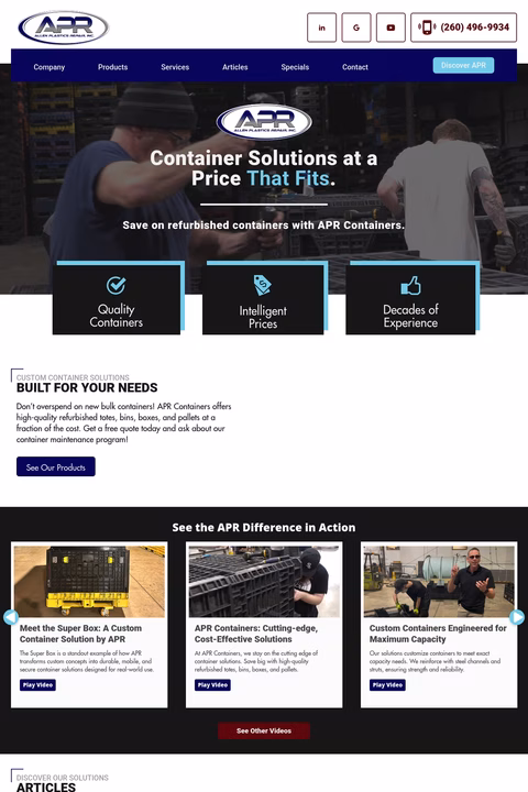 Allen-Plastics-Repair Homepage 1440px