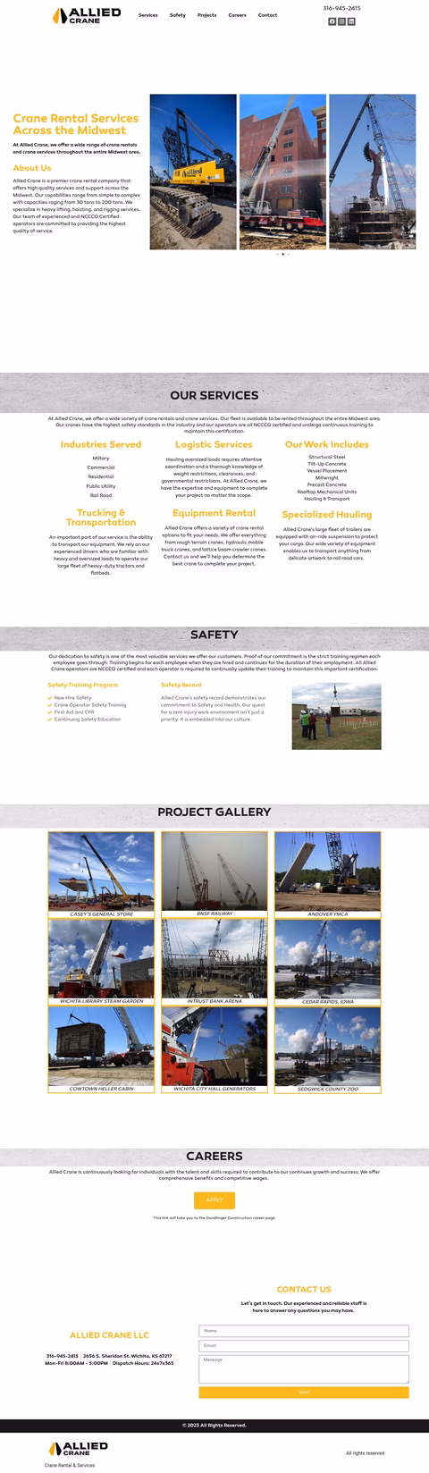 Allied-Crane-2 Homepage 1440px