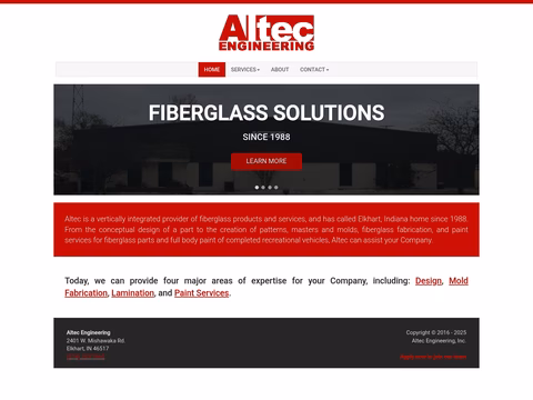 Altec-Engineering Homepage 1440px