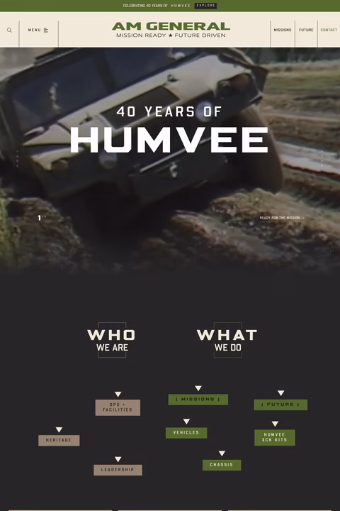 Am-General Homepage 1440px