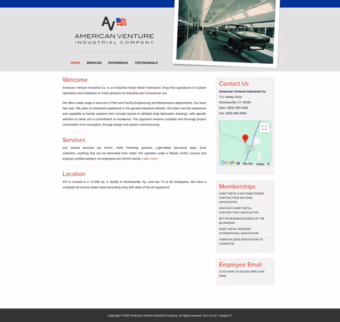 American-Venture-Industrial Homepage 1440px