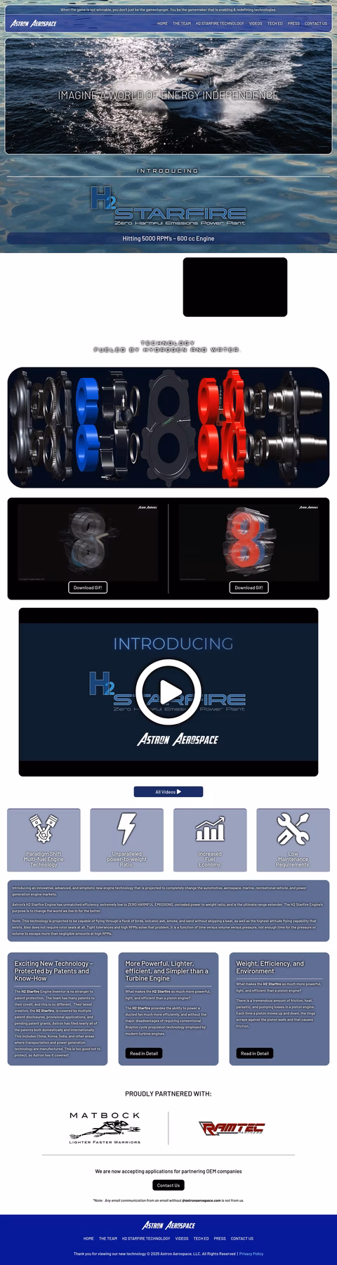 Astron-Aerospace Homepage 1440px