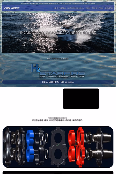 Astron-Aerospace Homepage 1440px