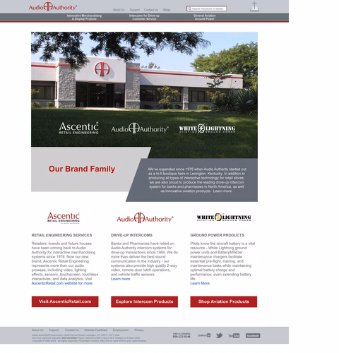 Audio-Authority Homepage 1440px