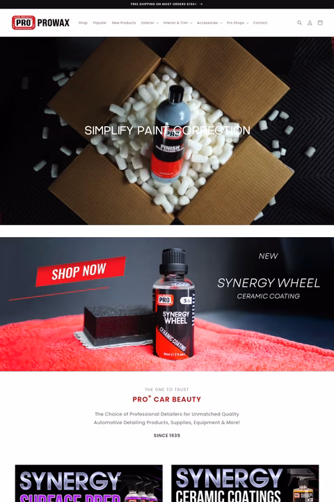 Baf-Industries Homepage 1440px