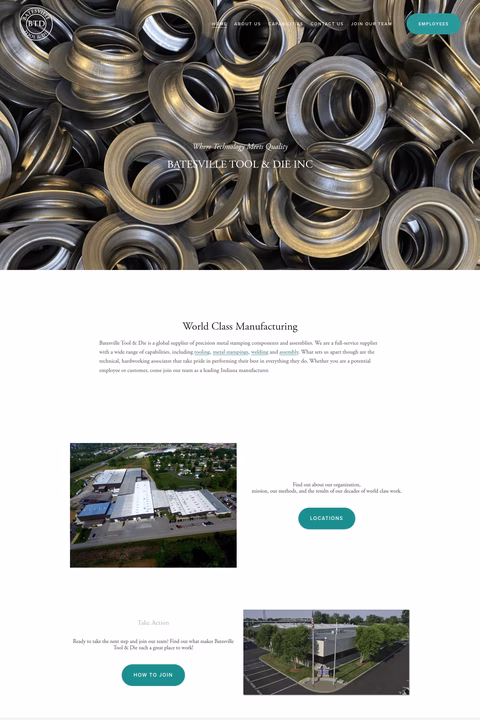 Batesville-Tool-Die Homepage 1440px