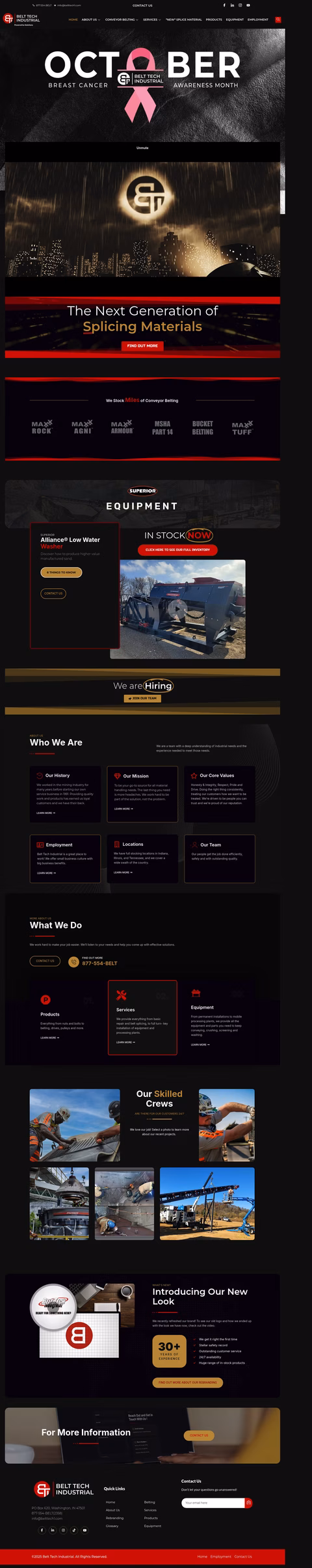 Belt-Tech-Industrial Homepage 1440px