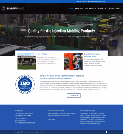 Bender-Products Homepage 1440px